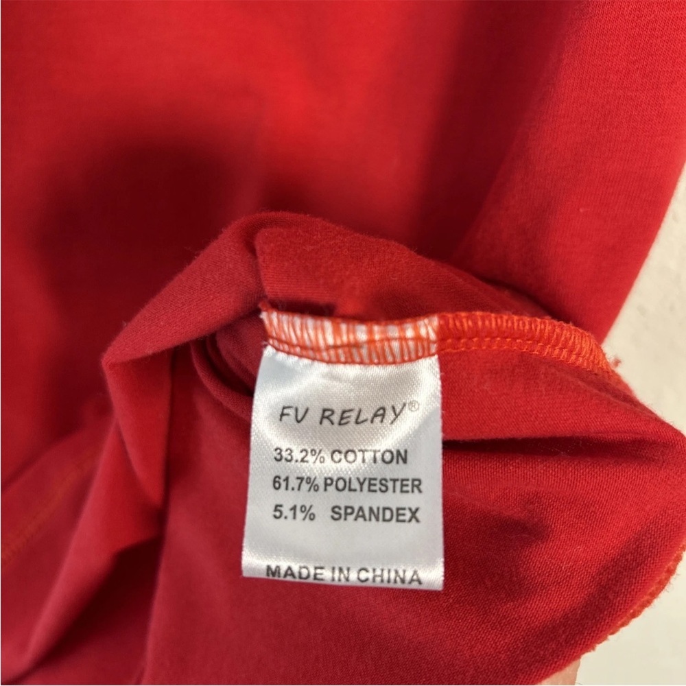 Vogue Seoul Korea Women’s Size Small Red Short Sleeve T-Shirt FV Relay - Picture 10 of 10